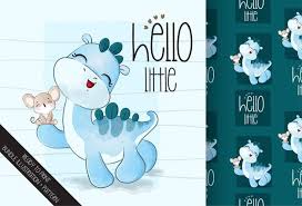Check spelling or type a new query. Schattig Dino Patroon Ingesteld Hand Tekenen Illustratie Premium Vector