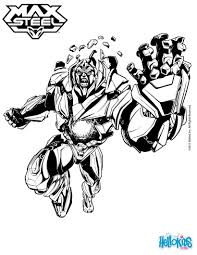 Makino Is The Deadliest Villain That Superhero Max Steel Has Ever Faced More Max Steel Content On Hellokids Com Max Steel Coloring Pages Bird Coloring Pages