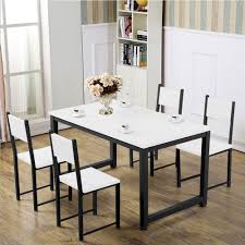 Next day delivery & free returns available. Contemporary Wooden Steel Round Edged Rectangular Design Dining Table With 4 Chairs Set Dining Table Chair Kitchen Dining Malaysia Selangor Kuala Lumpur Kl Supplier Suppliers Supply Supplies Like Bug