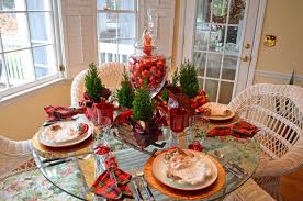 Christmas Tablescapes Santa Themed Tablescape With Santa Plate Christmas Decorations Dinner Table Christmas Table Decorations Diy Christmas Table Decorations