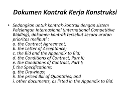 Dalam konteks tersebut, kontrak jasa konstruksi sebaiknya memuat ketentuan pemutusan kontrak kerja. Jenis Dan Penyusunan Kontrak Ppt Download