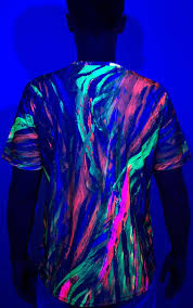 The T Shirt Have Fluorescent Glow Under Blacklight And Natural Sunlight 3d Glassses Could Be Purchased Separate Leggings Are Not Pants Led Shirt Famous Models