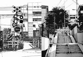 Bukankah telah datang atas manusia satu waktu dari masa, sedang dia ketika itu belum merupakan sesuatu yang dapat disebut? Mangaka Jepang Buat Ilustrasi Pemandangan Yang Realistik Mirip Foto Hitam Putih Japanese Station Line Today