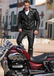 Guysinleatherpants In 2020 Black Leather Biker Jacket Mens Leather Clothing Leather Jacket Men