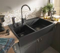 plan cambiar el fregadero ejemplos funcionales y decorativos tarja de cocina cocinas negras diseno de cocina