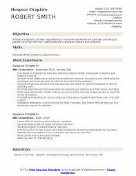 Hospice Chaplain Resume Samples Qwikresume