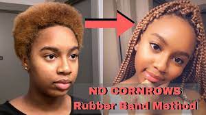 Here are 50 crochet styles you'd love to show to your stylist. Individual Crochet Box Braids For Short Hair No Cornrows No Braiding Only Rubber Bands Youtube