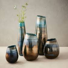 Check spelling or type a new query. Faceted Antique Brass Metal Vases Blue Vase Vase Modern Vase