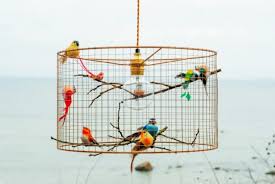 Copper Birdcage Pendant Light Chandelier Id Lights