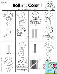 Roll And Color Roll A Die And Color A Number Tally Mark Or Ten Frame That Matches The Number Tally Marks Kindergarten Everyday Math Math Fluency Activities