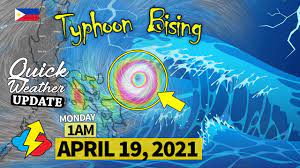 Check live doppler radars and get updates about tropical storms, rain storms, snow storms, and beautiful days. Typhoon Bising April 19 1a M Weather Update Today Weather Forecast For Today Quick Weather Youtube
