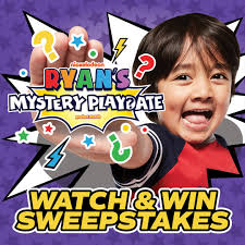 Has your kid ever asked for a playdate with Ryan? Here's your chance to  make it happen! Tune in to Ryan's Mystery Playdate today at 12:30/11:30c