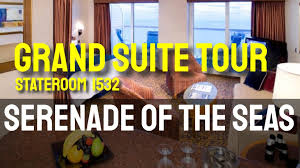 Royal Caribbean Serenade Of The Seas One Bedroom Grand Suite Room Tour Stateroom 1532 Mondo Frank