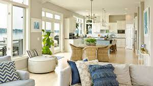 Modern open concept kitchen living room small space. Decorating Rooms So They Work Together