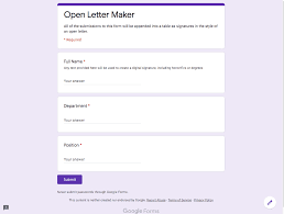 This will open a new, untitled google form! Open Letter Maker With Google Forms Docs And Apps Script Jeff Everhart Jeff Everhart