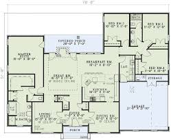 Plan 59068nd Neo Traditional 4 Bedroom House Plan In 2020 Four Bedroom House Plans Ranch House Plans Bedroom House Plans