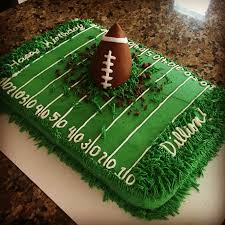 Bake cake according to package directions; Football Field Cake Football Field Cake Football Birthday Cake Superbowl Desserts