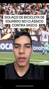 Golaço insano de Eduardo no clássico contra o Vasco ! #eduardo #vasco  #botafogo #golaço