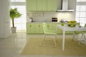 green kitchen cabinets