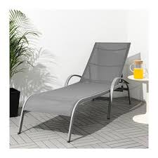 Torholmen Chaise Gray Pool Furniture Sun Lounger Furniture