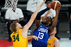 Team usa joins italy, france, australia in quarterfinals kevin durant scores 23 points to break carmelo anthony's american olympic scoring mark and jayson tatum adds 27 in a. U S Men S Basketball Team Loses Another Exhibition This Time To Australia Orange County Register