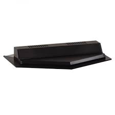 Aqueon Deluxe Hexagon Full Hood T8 Fluorescent Aquarium Light Black