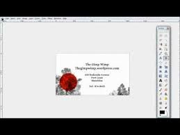Custom Business Card In Gimp 2 8 By The Gimpwimp Youtube Con Imagenes
