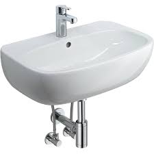 Unsere waschbecken sind aber nicht nur traumschön, sie sind auch robuste, funktionelle badelemente, die dir viele optionen so kannst du ganz unbesorgt den wasserhahn aufdrehen! Waschbecken 60 Cm Weiss Mit Armatur Kaufen Bei Obi