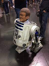 Mannequin Of Actor Kenny Baker Who Played R2d2 Inside Of A Working R2 Prop Kenny Baker Star Wars Theme Star Wars Celebration