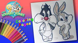 Check spelling or type a new query. Baby Looney Tunes Coloring Book Pages For Kids Baby Bugs And Baby Sylvester Coloring Pages Youtube