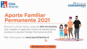 El aporte familiar permanente, también conocido como bono marzo. Ud2gu Ursj5n8m