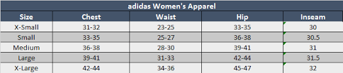 sizing chart soccer village