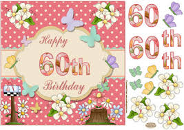 On this page, you can find free printable coloring pages about birthday numbers, from 1st birthday to 90th birthday. Happy 60th Birthday Butterfly Topper Cup623746 719 Craftsuprint