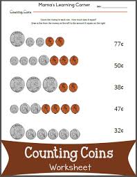 This page features maps and worksheets for australia and new zealand. Counting Coins Worksheet Mamas Learning Corner