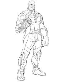 Avengers coloring pages for young and old. Thanos Avengers Coloring Pages Total Update
