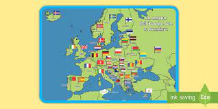 Esistono vari tipi di maggioranza, in genere quando si usa il termine senza nessun aggettivo che lo specifichi, si vuole intendere la maggioranza assoluta. Mappa Dell Europa Con Le Bandiere Poster
