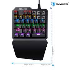 Logitech g810, corsair k55, dbpower, and others. Amazon In Buy Sades Black Switch One Hand Mechanical Gaming Half Keyboard For Fortnite Lol Pubg Csgo Online At Low Prices In India Sades Reviews Ratings