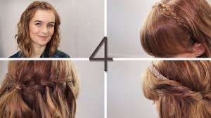 Steckfrisur selber machen und unten am nacken fixieren. Haare 4 Offene Flechtfrisuren Wasserfall Zwirbeln Flechten Halboffene Wiesnfrisuren Youtube