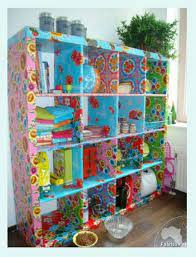 ikea kast met kitsch kitchen tafelzeil cupboard with oilcloth ikeahack tafelzeil