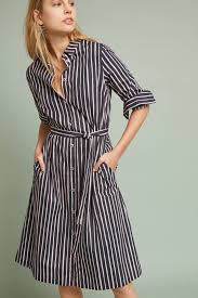 Piccolo Striped Shirtdress Marimekko Dress Shirt Dress Striped Shirt Dress