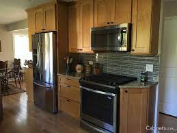 Shaker Ii Maple Toffee Framed Cabinets Cabinets Com Green Backsplash Framed Cabinet Online Kitchen Cabinets
