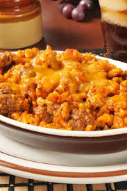 Spanish Rice Bake With Ground Beef And Cheese Recipe A Family Favorite Comfort Food Groundbeef Spanishrice Casserole Enchilada Rice Recipes Spanish Rice