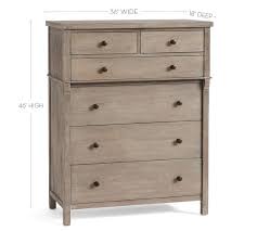 Tall dressers with deep drawers. Toulouse 6 Drawer Tall Dresser Pottery Barn