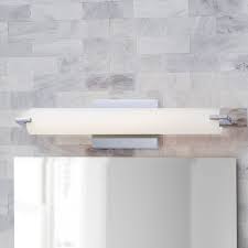 Tube Chrome Led Bathroom Light Vertical Or Horizontal Mounting P5044 077 L Destination Lighting
