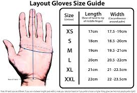 layout glove sizing guide ultimate frisbee hq