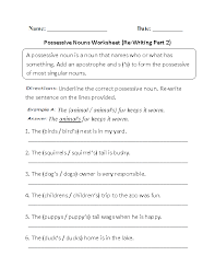 re writing possessive nouns worksheet part 2 possessive nouns worksheets possessive nouns nouns worksheet