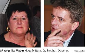 Hauptverhandlung am Bezirksgericht Telfs: Ex-Bgm. Opperer muss 1500,- Euro  zahlen.