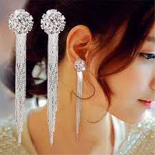 Boucles d'oreilles bohème et hippie chic. Boucle D Oreille Pendante Tres Elegante Pour Un Mariage Chic Et Stylee