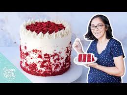 Beet juice in original red velvet cake recipe by: Classic Red Velvet Cake Recipe Cream Cheese Frosting Sugar Geek Show