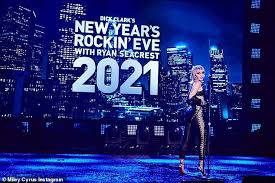 Miley cyrus's backyard sessions is the perfect series to watch in these times for two reasons: New Year S Rockin Eve Miley Cyrus Wears Skintight Leather Outfit Daily Mail Online